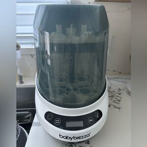 Baby Brezza Bottle Washer Sterilizer in White and Black